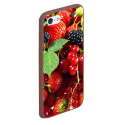 Чехол для iPhone 5/5S матовый Любимые ягоды - фото 2