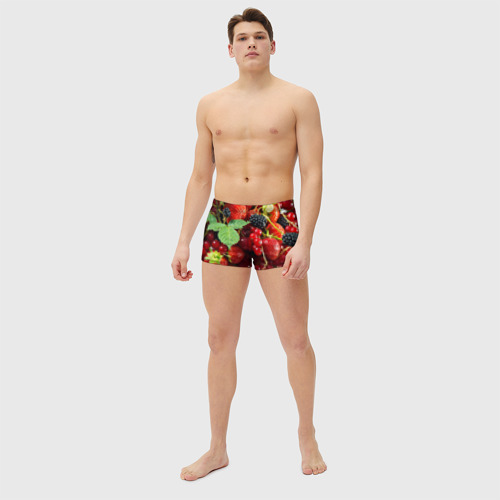 Мужские купальные плавки 3D Любимые ягоды - фото 5