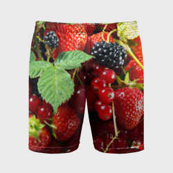 Мужские шорты спортивные Любимые ягоды