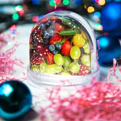Игрушка Снежный шар Вкусные ягоды - фото 2