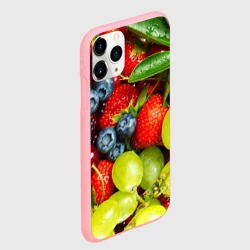 Чехол для iPhone 11 Pro матовый Вкусные ягоды - фото 2