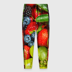 Мужские брюки 3D Вкусные ягоды