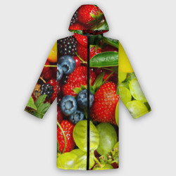 Мужской дождевик 3D Вкусные ягоды