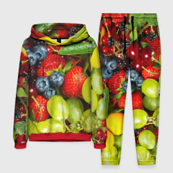 Мужской костюм с толстовкой 3D Вкусные ягоды