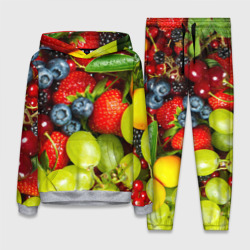 Женский костюм с толстовкой 3D Вкусные ягоды