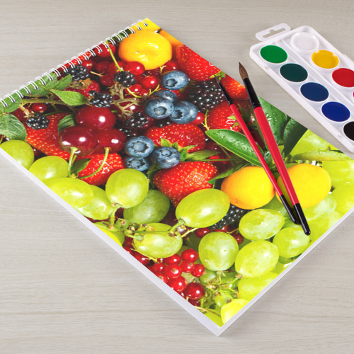 Альбом для рисования Вкусные ягоды - фото 3