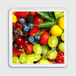 Магнит 55*55 Вкусные ягоды