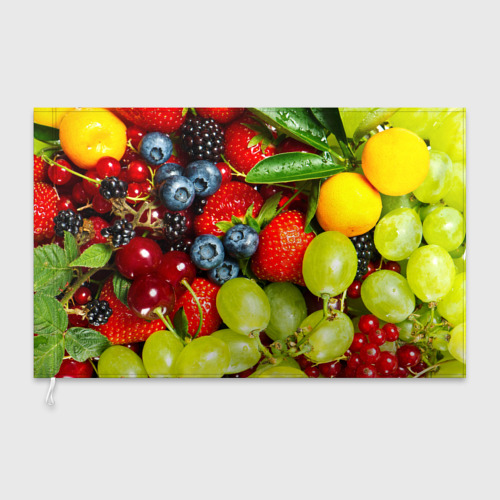 Флаг 3D Вкусные ягоды - фото 3