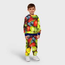 Детский костюм с толстовкой 3D Вкусные ягоды - фото 2