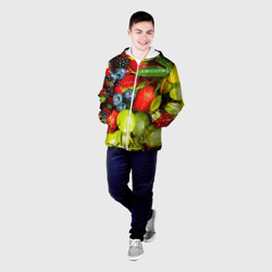Мужская куртка 3D Вкусные ягоды - фото 2