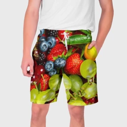 Мужские шорты 3D Вкусные ягоды