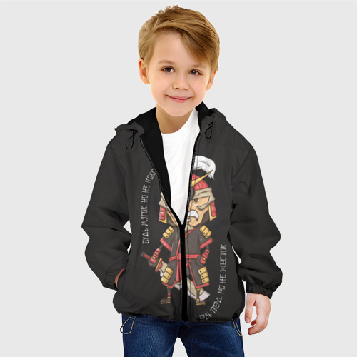 Детская куртка 3D Мудрый Самурай, цвет черный - фото 3