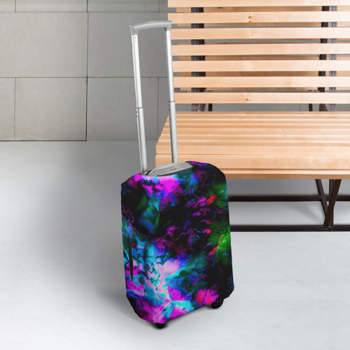 Чехол для чемодана 3D Цветные волны - фото 3