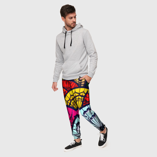 Мужские брюки 3D Восток, цвет 3D печать - фото 3