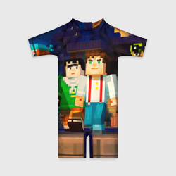 Детский купальный костюм 3D Майнкрафт