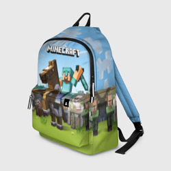 Рюкзак 3D Minecraft на коне