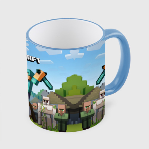 Кружка с полной запечаткой Minecraft на коне Фото 01 Кружка с полной запечаткой Minecraft на коне Фото 01
