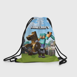 Рюкзак-мешок 3D Minecraft на коне