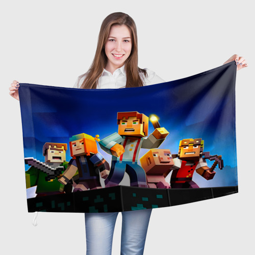 Флаг 3D Minecraft