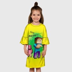Детское платье 3D Helloo Minecraft - фото 2
