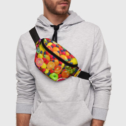 Поясная сумка 3D Ягоды и фрукты - фото 2
