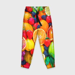 Детские брюки 3D Ягоды и фрукты