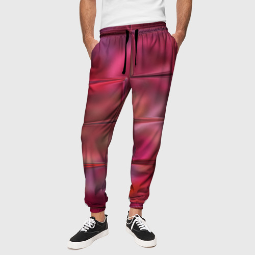 Мужские брюки 3D Магические кубики, цвет 3D печать - фото 4