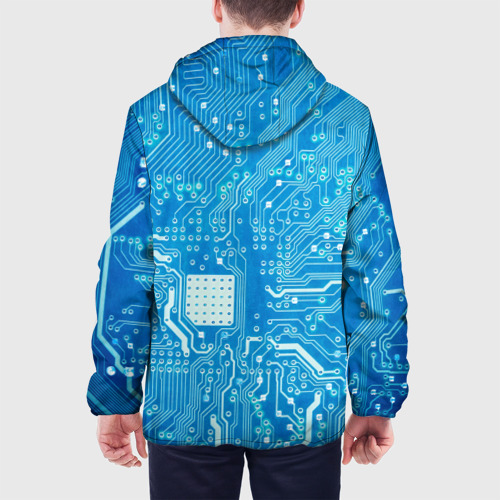 Мужская куртка 3D Системная плата, цвет 3D печать - фото 5