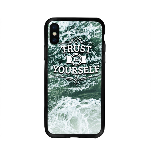 Чехол для Apple iPhone X силиконовый глянцевый Верь в себя Фото 01 Чехол для Apple iPhone X силиконовый глянцевый Верь в себя Фото 01