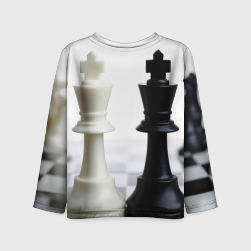 Детский лонгслив 3D Шахматы - фото 2