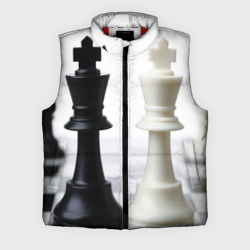 Мужской жилет утепленный 3D Шахматы