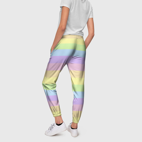 Женские брюки 3D пастельные цвета, цвет 3D печать - фото 4