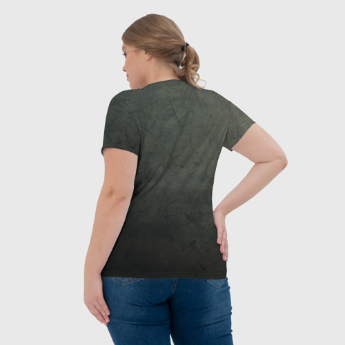 Женская футболка 3D Текстура, цвет 3D печать - фото 7