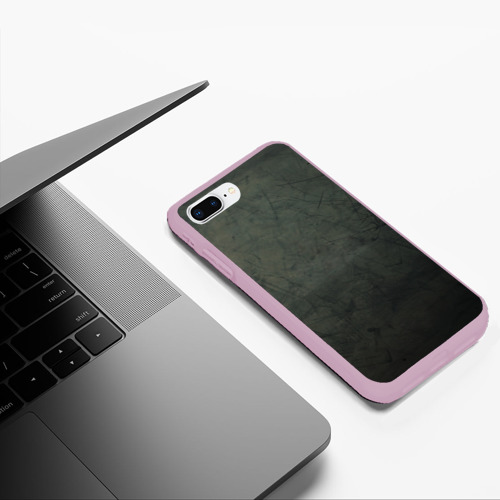 Чехол для iPhone 7Plus/8 Plus матовый Текстура, цвет розовый - фото 5