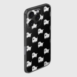 Чехол для iPhone 16 Pro силиконовый с защитой камеры Undertale Annoying dog - фото 2