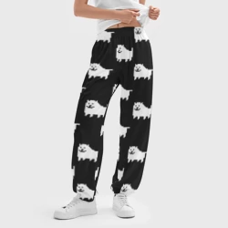 Женские джоггеры оверсайз 3D Undertale Annoying dog - фото 2