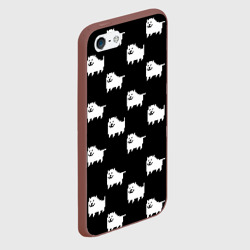 Чехол для iPhone 5/5S матовый Undertale Annoying dog - фото 2