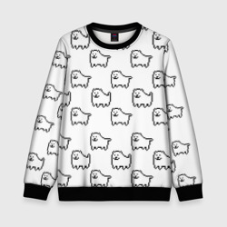 Детский свитшот 3D Undertale Annoying dog white