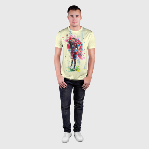 Мужская футболка 3D Slim Бавария, цвет 3D печать - фото 4