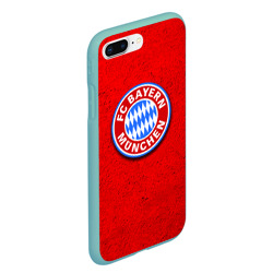 Чехол для iPhone 7Plus/8 Plus матовый Бавария лого - фото 2