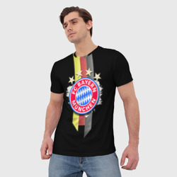 Мужская футболка 3D ФК Бавария - фото 2