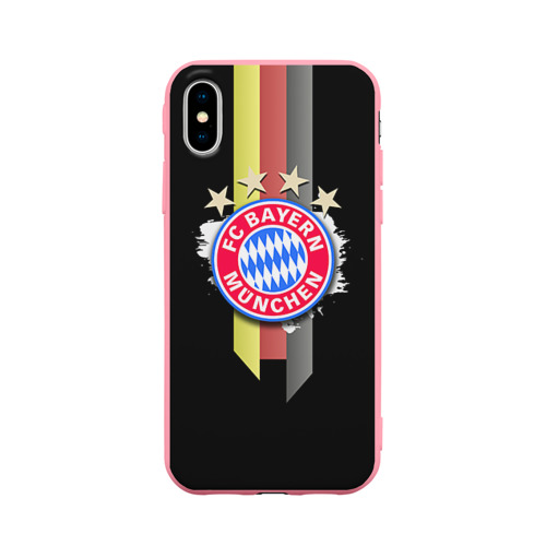 Чехол для iPhone X матовый ФК Бавария