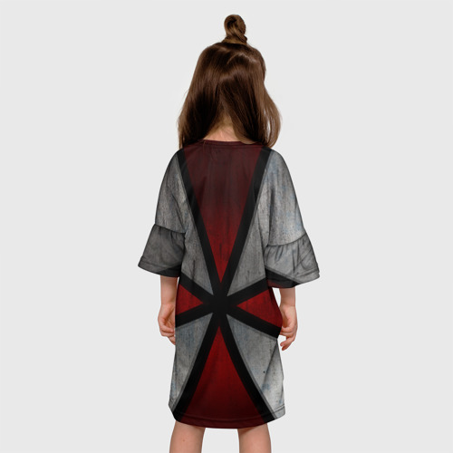 Детское платье 3D Umbrella corps, цвет 3D печать - фото 5