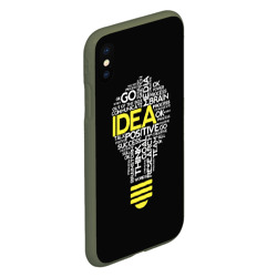 Чехол для iPhone XS Max матовый Idea - фото 2