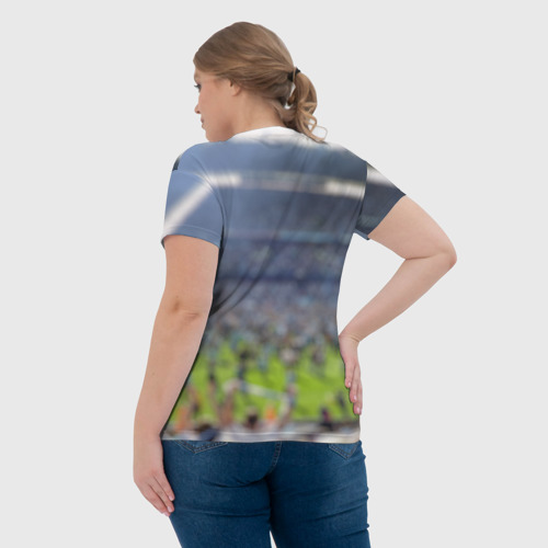 Женская футболка 3D Manchester city, цвет 3D печать - фото 7