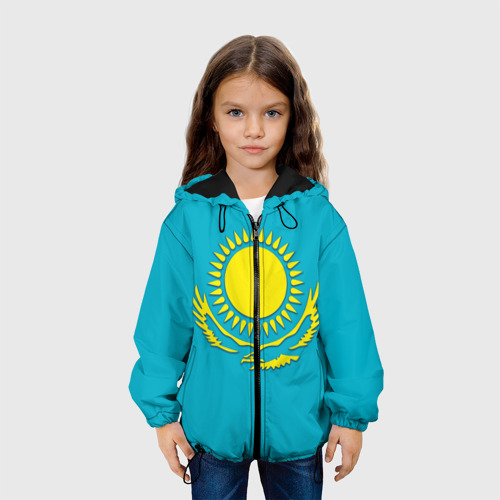 Детская куртка 3D Казахстан, цвет черный - фото 4