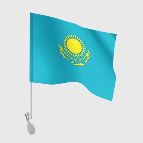Флаг для автомобиля Казахстан