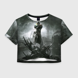 Женская футболка Crop-top 3D Dishonored