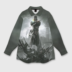 Мужская рубашка oversize 3D Dishonored