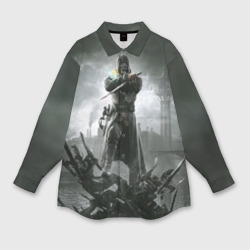 Женская рубашка oversize 3D Dishonored